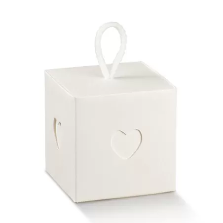Scatolina Porta confetti Matrimonio White Scotton - 3