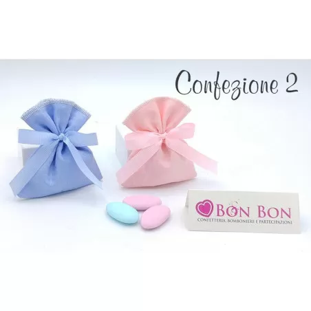 Bomboniera nascita e battesimo giostra carillon rosa e tortora Encantada - 3