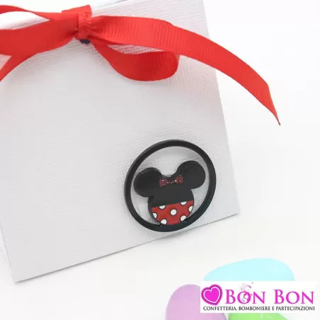 Portaconfetti con applicazione minnie metallo Disney - 2