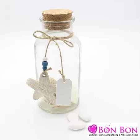 Vasetto con conchiglie e stella Cupido - 2