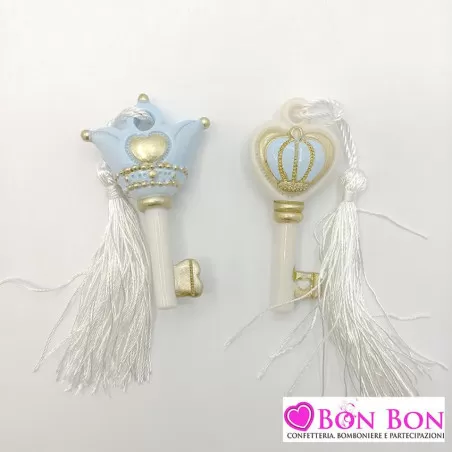 Sacchetto nascita e battesimo con magnete chiave Encantada - 2