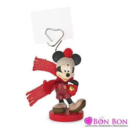 Bomboniera nascita e battesimo mickey segnaposto natalizio Disney Natale - 1