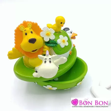Bomboniera prima comunione in offerta scatolina arca di noè - 1