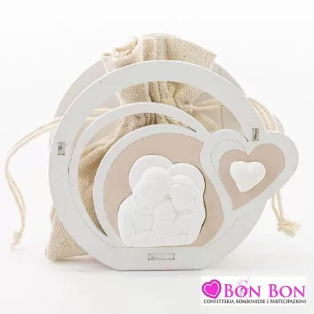 Scatolina prima comunione porta confetti maternità gesso - 1
