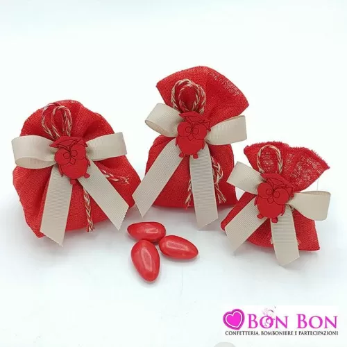 Sacchetti diploma e laurea linea maiori rosso Liete Creazioni - 1