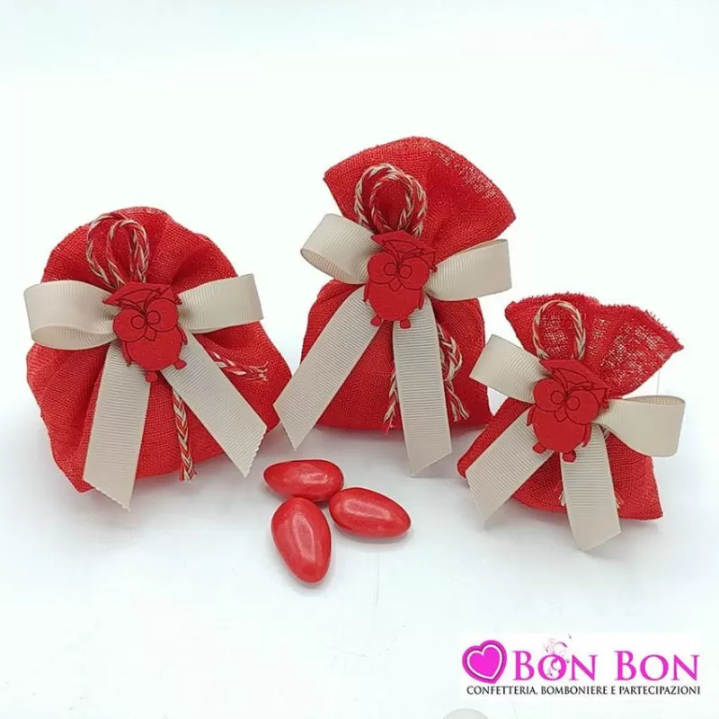 Sacchetti diploma e laurea linea maiori rosso Liete Creazioni - 1