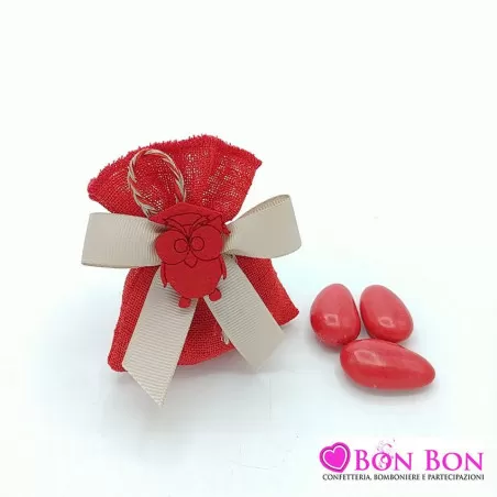 Sacchetti diploma e laurea linea maiori rosso Liete Creazioni - 2