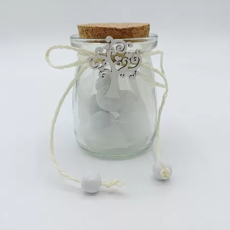 Barattolo con applicazione albero della vita - 1