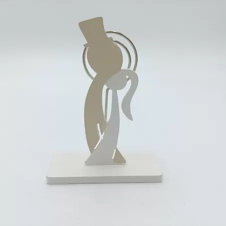 Sposini porta foto con clips in legno - 1