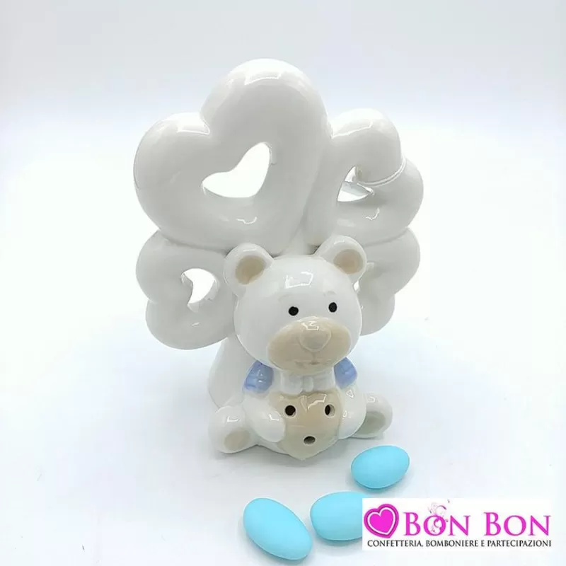 Orsetto quadrifoglio led celeste Star Import Italia - 1