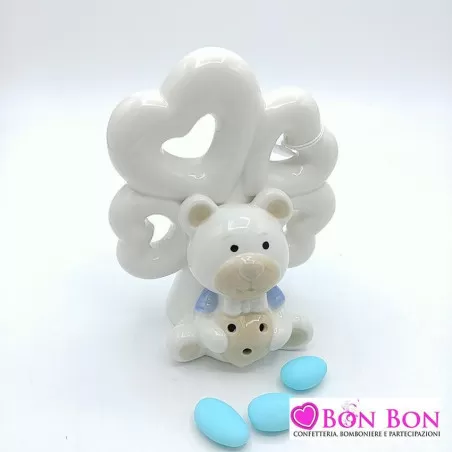 Orsetto quadrifoglio led celeste Star Import Italia - 1