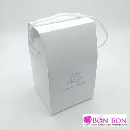 Bomboniera nascita e battesimo giostre in legno celeste e dorato Encantada - 8