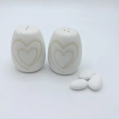 sale e pepe porcellana bianca - 1