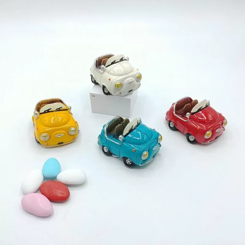 Auto in resina 4 colori assortiti - 1