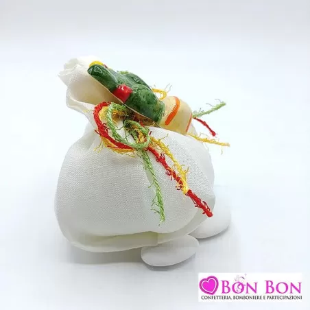 Bomboniera matrimonio tema siciliano calamita piantina grassa fico d'india - 2