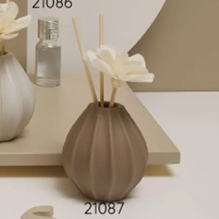 Bomboniera matrimonio claraluna 2021 profumatore vaso tortora 21087 Claraluna - 2