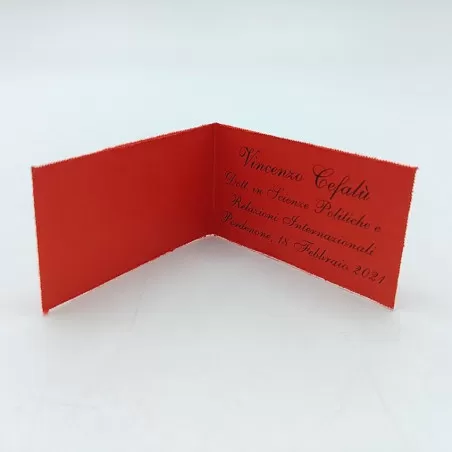 Confezione da 20 bigliettini con scritta laurea e corona d´alloro - 2