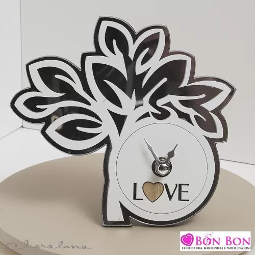 Bomboniera matrimonio claraluna 2021 orologio con albero love 21646 Claraluna - 1