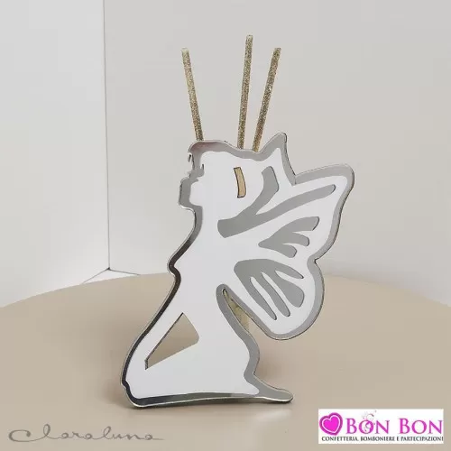 Bomboniera prima comunione profumatore fatina specchiato Claraluna - 1