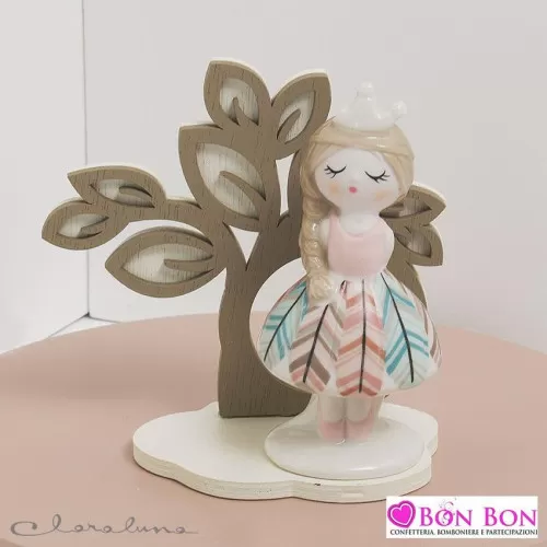 Bomboniera prima comunione ballerina con supporto Claraluna - 1