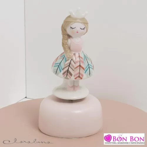 Bomboniera prima comunione carillon ballerina Claraluna - 1