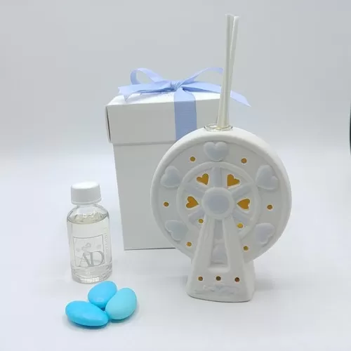 Bomboniera nascita e battesimo profumatore cielo led AD - 1