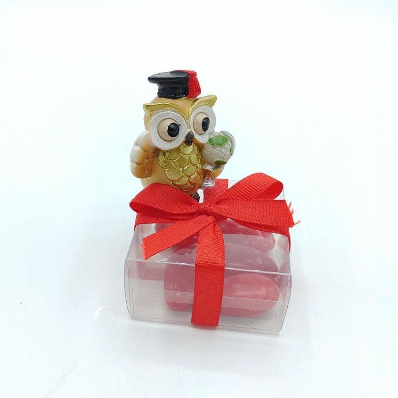 30 Segnaposto Laurea HOWAF Con Segnalibri E Matite - Bomboniera Gufo Laureato, Decorazioni Tavolo - Foto 4