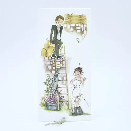 Partecipazioni matrimonio alessia coppia sposi spiritosi 08140 Alessia Partecipazioni - 1