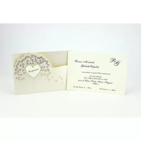 Partecipazioni matrimonio alessia E011 Alessia Partecipazioni - 2