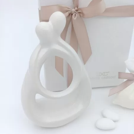 Bomboniera matrimonio in offerta coppia di sposi in porcellana - 2