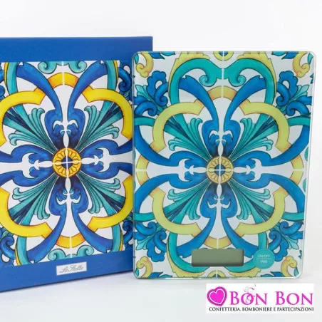 Bomboniera matrimonio utile 2022 bilancia riviera blu rettangolare Le stelle - 1