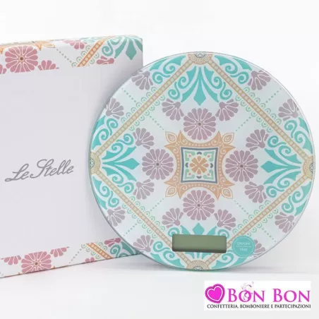 Bomboniera matrimonio utile 2022 bilancia aloha rotonda Le stelle - 1
