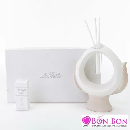Bomboniera matrimonio profumatore pomo porcellana Le stelle - 1