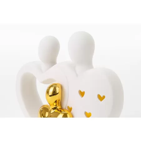 Bomboniera matrimonio coppia sposi led in porcellana Le stelle - 2