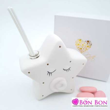 Bomboniera nascita e battesimo profumatore stella girl Royal Gifts - 1