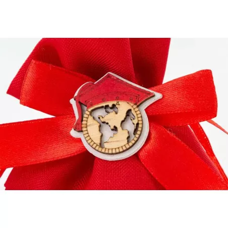 Sacchetto laurea cotone con applicazione Le stelle - 3