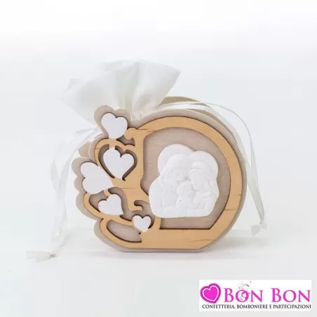 Scatolina prima comunione portaconfetti sacra famiglia Le stelle - 1