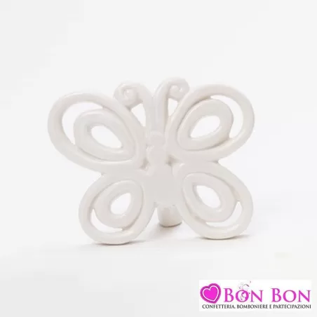 Bomboniera matrimonio farfalla bianca AD - 1