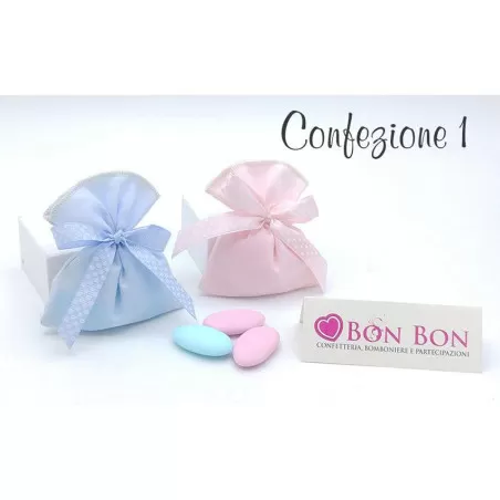 Bomboniera nascita e battesimo profumatore carrozza led rosa AD - 2