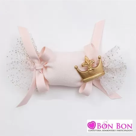 Sacchetto prima comunione con calamita corona oro AD - 1