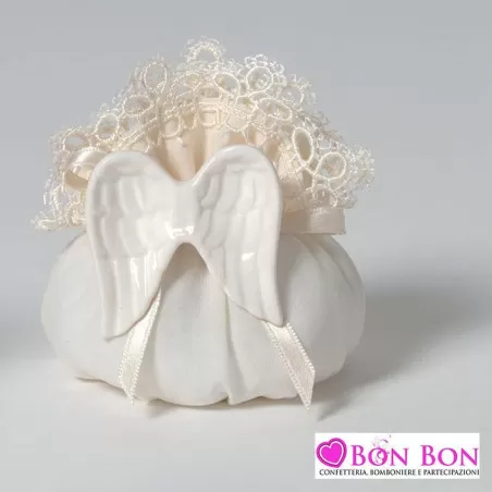 Sacchetto prima comunione anello ali - 1