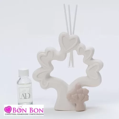 Bomboniera matrimonio profumatore albero della vita stilizzato AD - 1