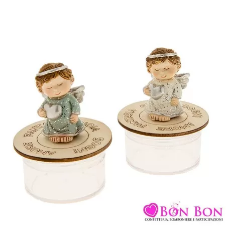 Barattolo plexiglass con coperchio angelo ETM - 1