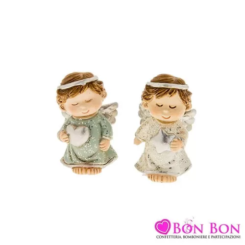 Bomboniera prima comunione angioletto glitterato ETM - 1