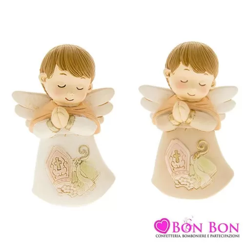 Bomboniera prima comunione angelo con simbolo cresima ETM - 1