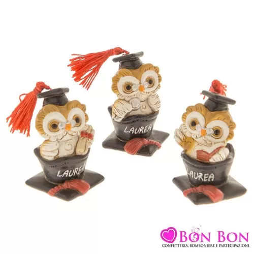 Bomboniera laurea gufetto ETM - 1