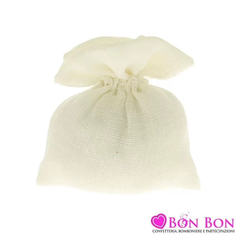 Sacchetto matrimonio crema ETM - 1