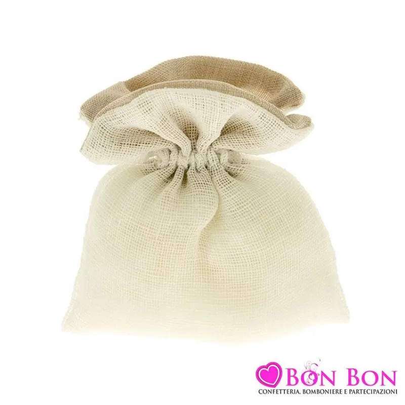 Sacchetto matrimonio tortora ETM - 1