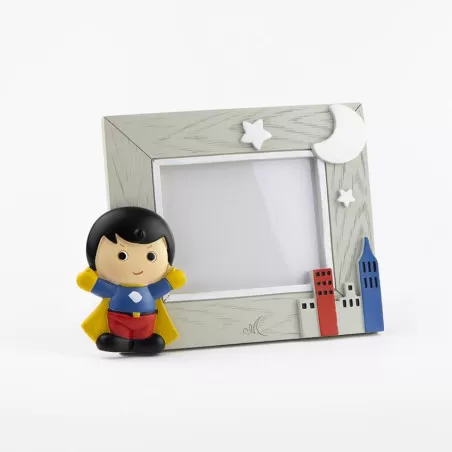 Bomboniera prima comunione portafoto grande supereroi Margot - 9