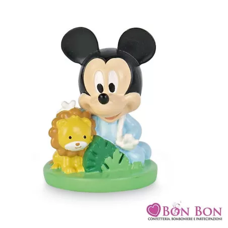 Bomboniera nascita e battesimo mickey con leone Disney - 1